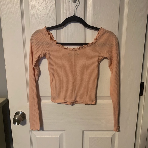 XS Hollister off the shoulder long sleeve sweater - Picture 2 of 3